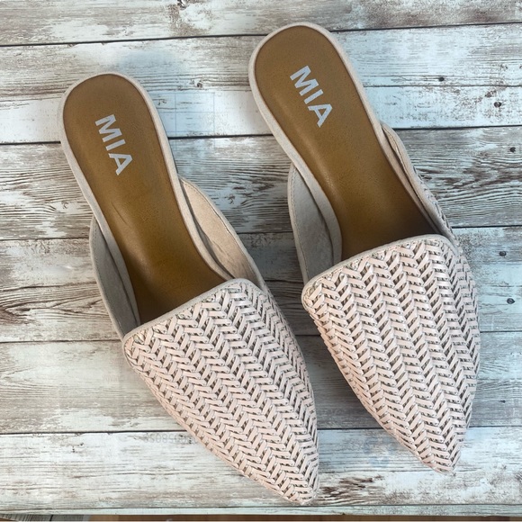 MIA Shoes - MIA Johona Woven Mule